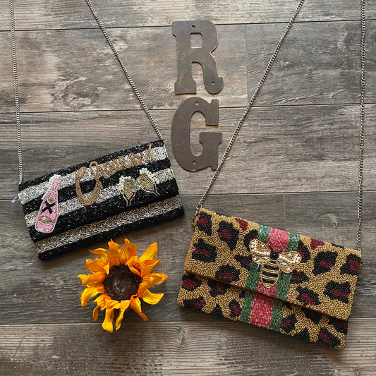 Beaded Clutch Bag