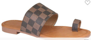 Monogram Sandals