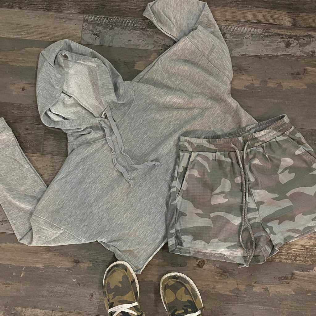 Camo drawstring short