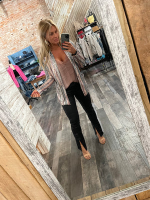 Silk and lace tank