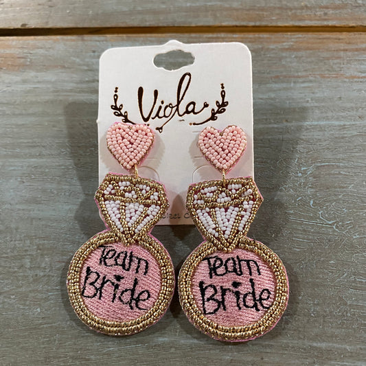 Team Bride Earrings