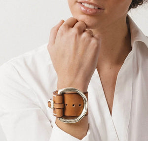 Thick Leather Bracelet