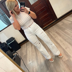 Kelly's Fav White Denim