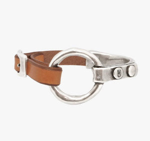 Equestrian Inspired Leather Bracelet
