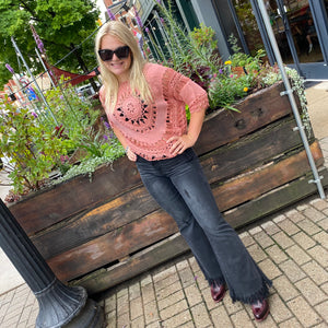 Black Flare Jeans