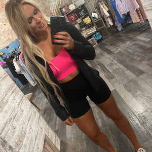 Criss Cross Back Sports Bra